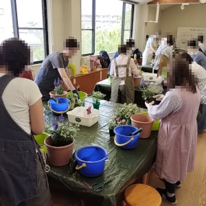 ガーデニング基礎講座 制作風景