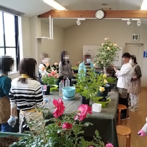 バラづくり体験教室 植え方のお話し