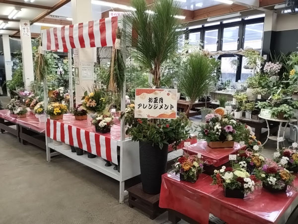 正月アレンジメント 正月祝い花